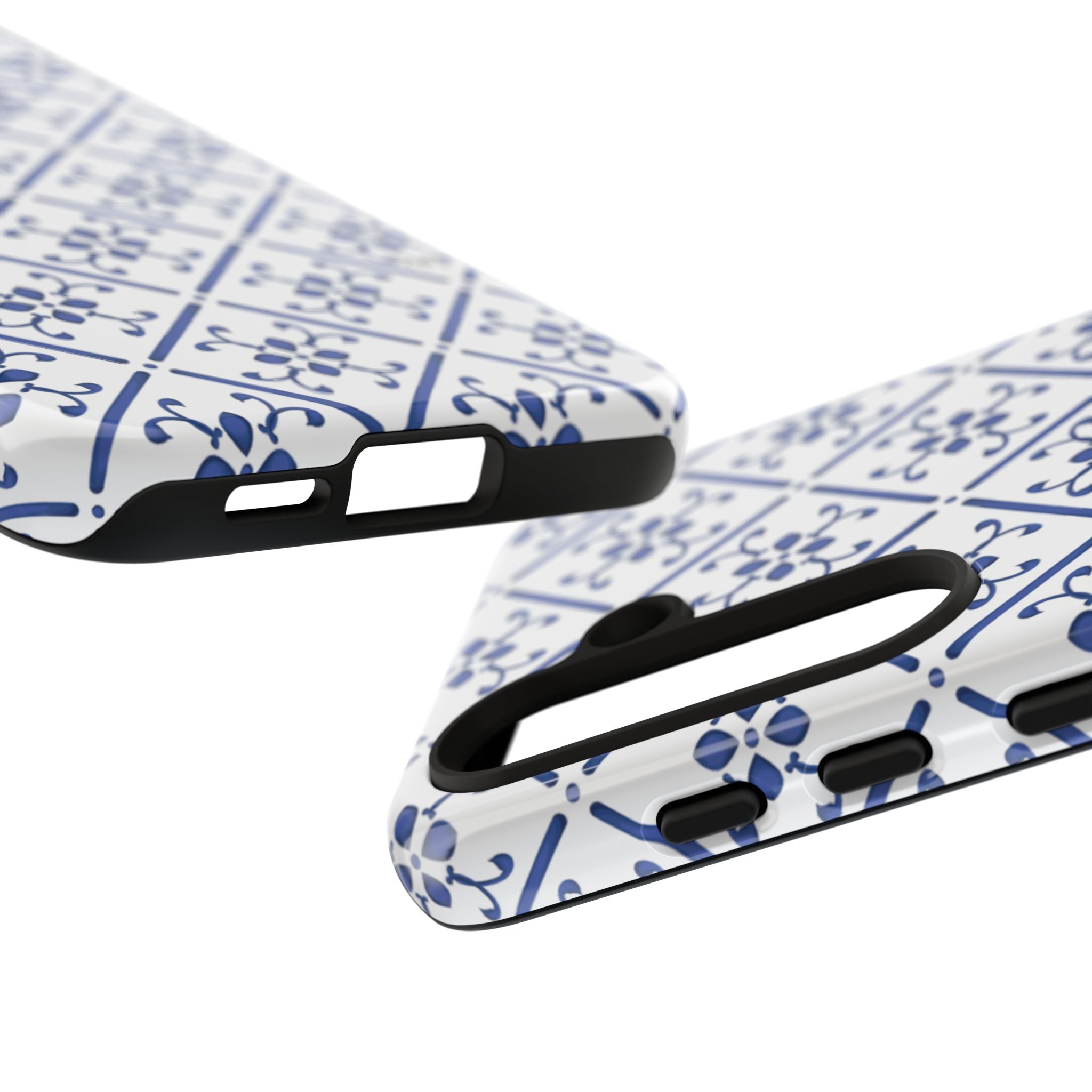 Mediterranean Blue Tile Tough Phone Case