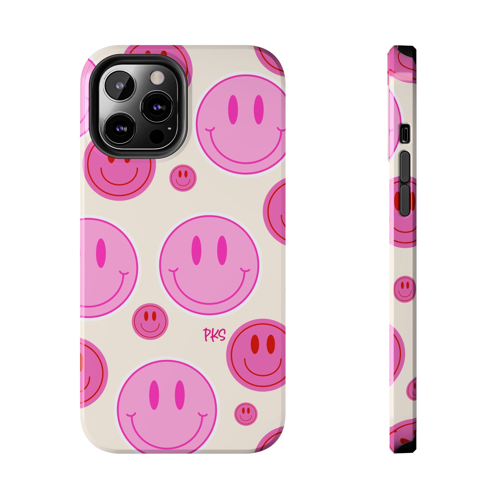 The PKS Smiley Face Tough Phone Cases