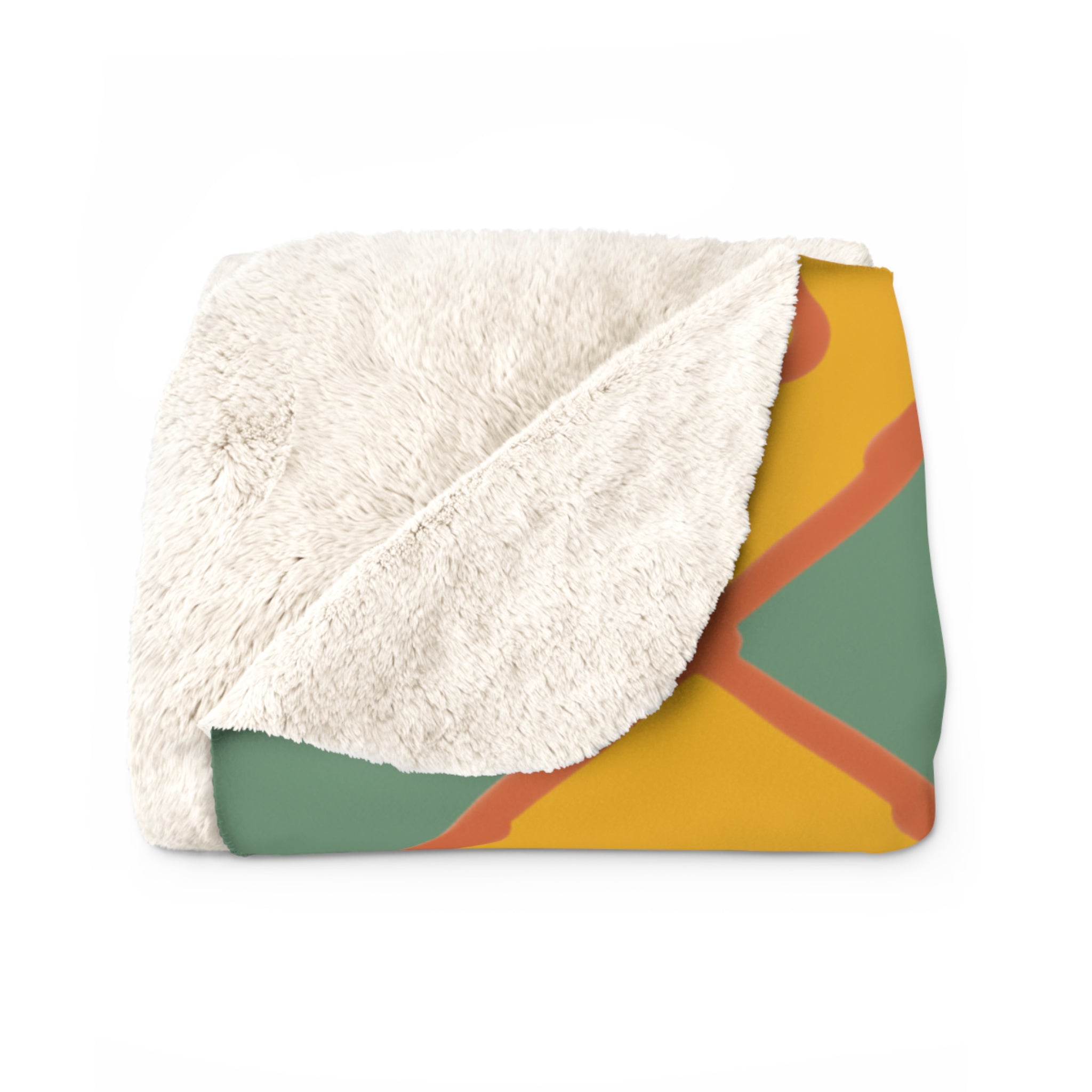 Fall in Pieces Sherpa Fleece Blanket