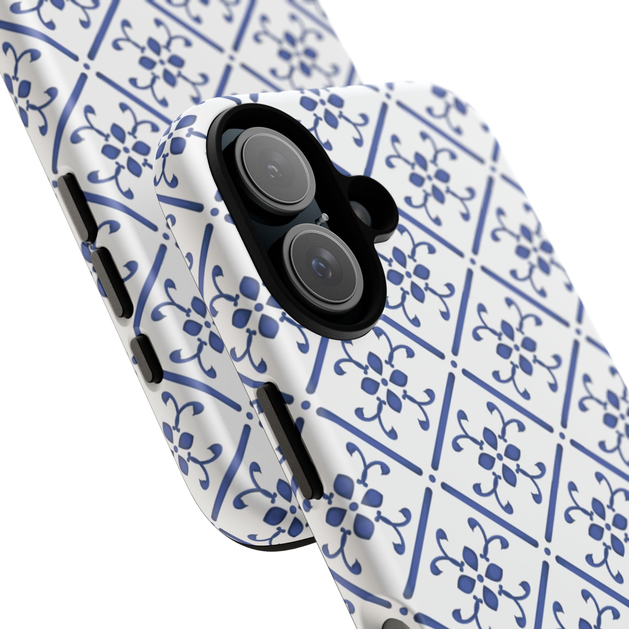 Mediterranean Blue Tile Tough Phone Case