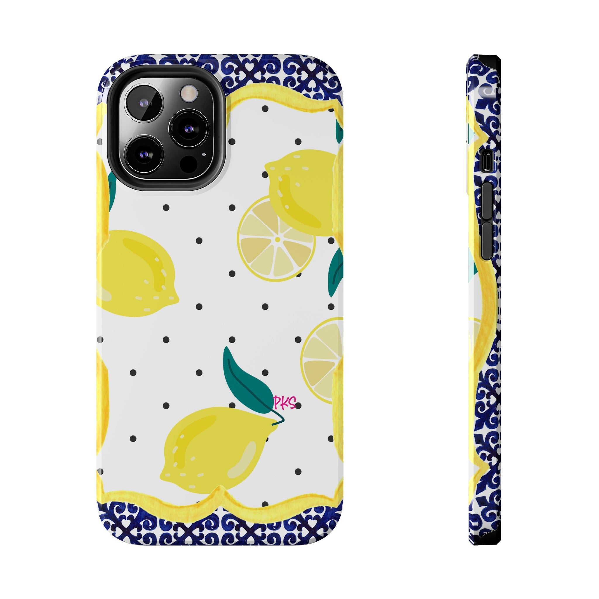 Mediterranean Lemon Tough Phone Case