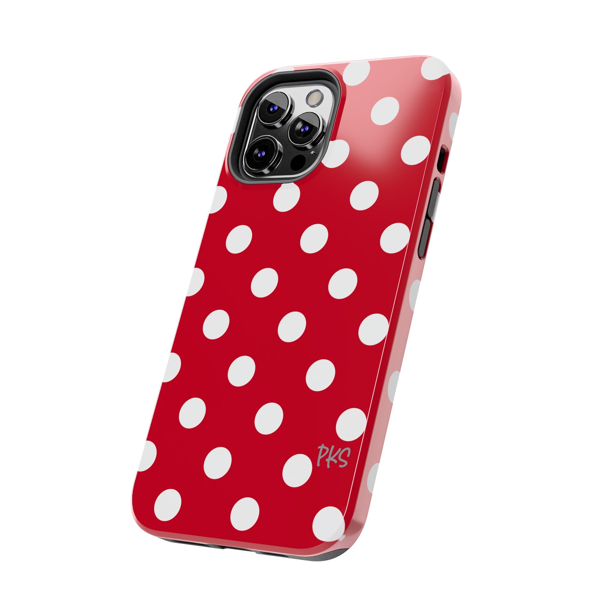 Love for the Red and White - Polka Dot Celebration Tough Phone Case