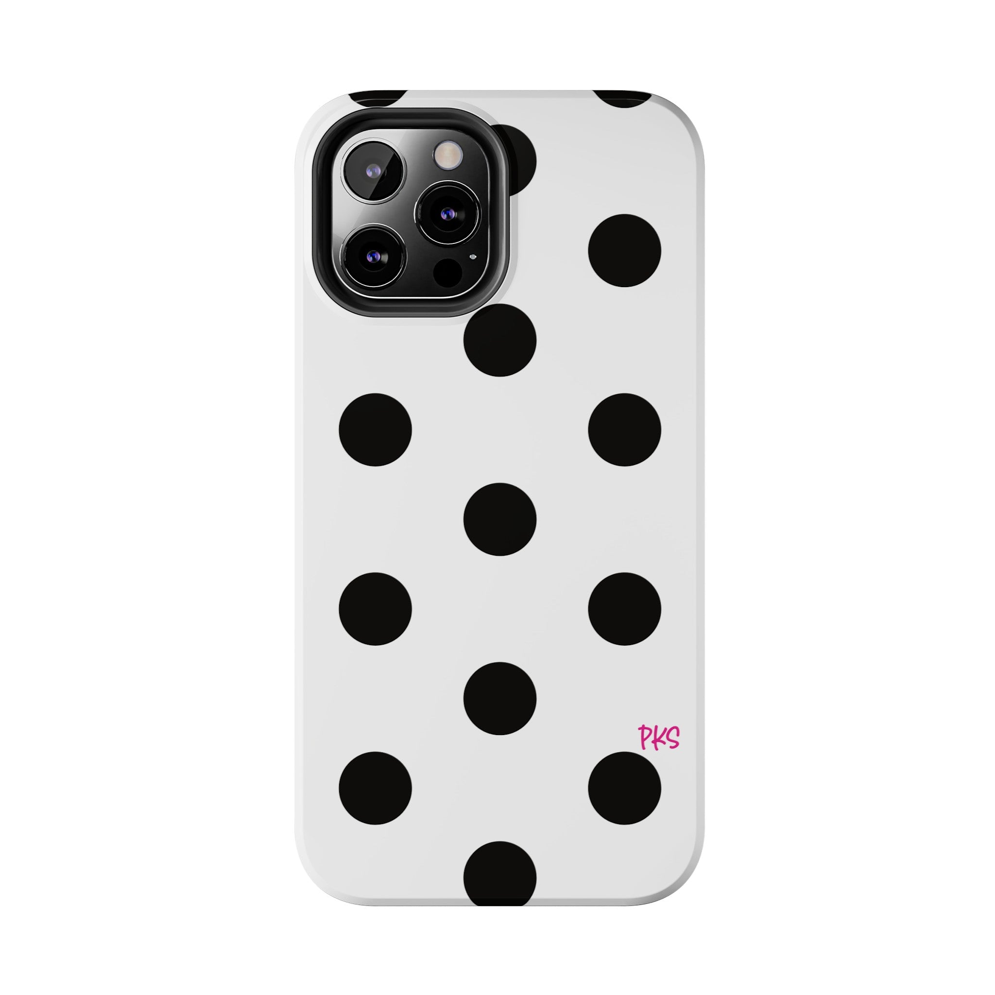 Black and White Polka Dot Celebration Tough Phone Case