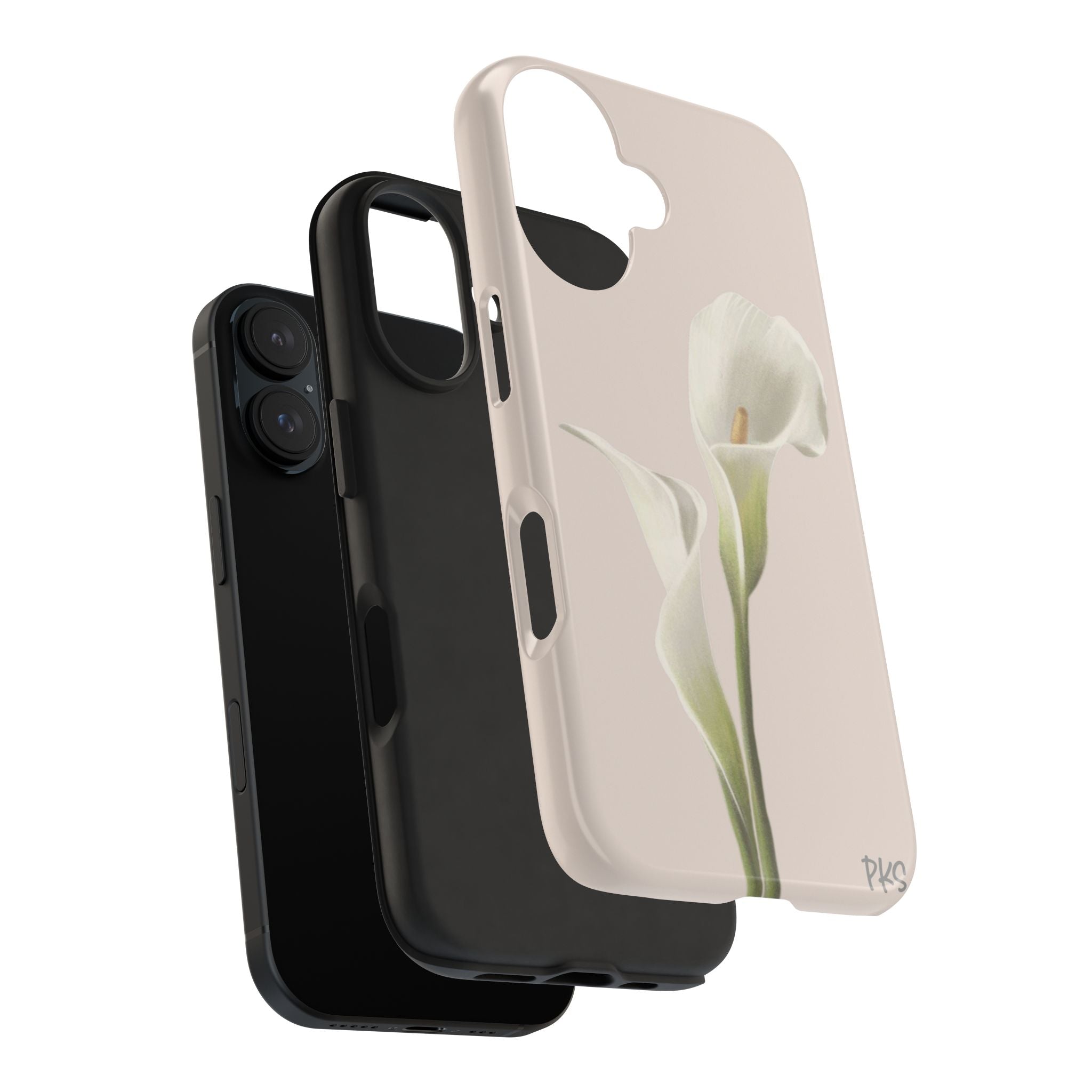 Fleur de Jacqueline - Elegant Floral Protective Phone Cover