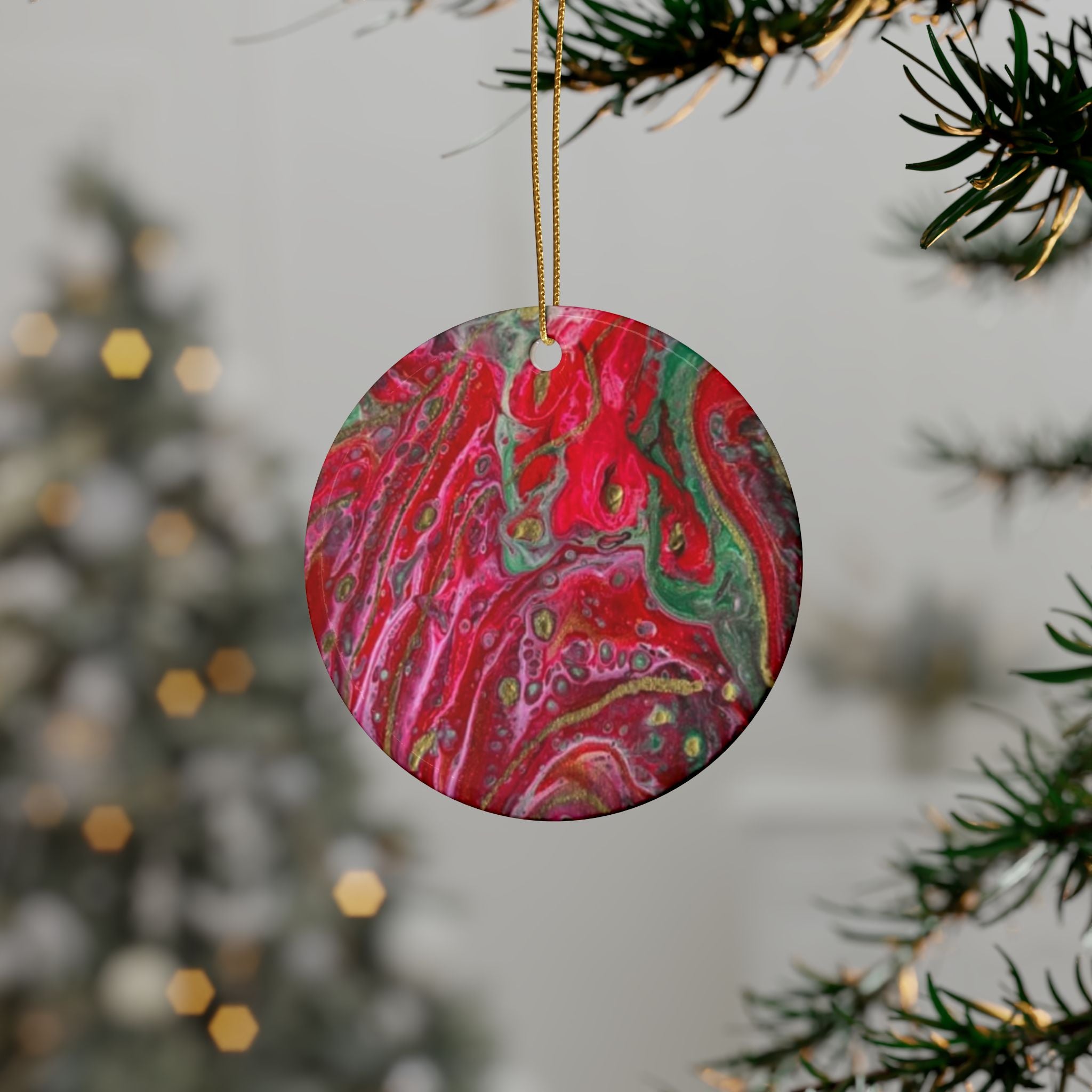 Scarlet Symphony by La Tour Collections for PKS Ceramic Ornaments (1pcs, 5pcs, 10pcs, 20pcs)