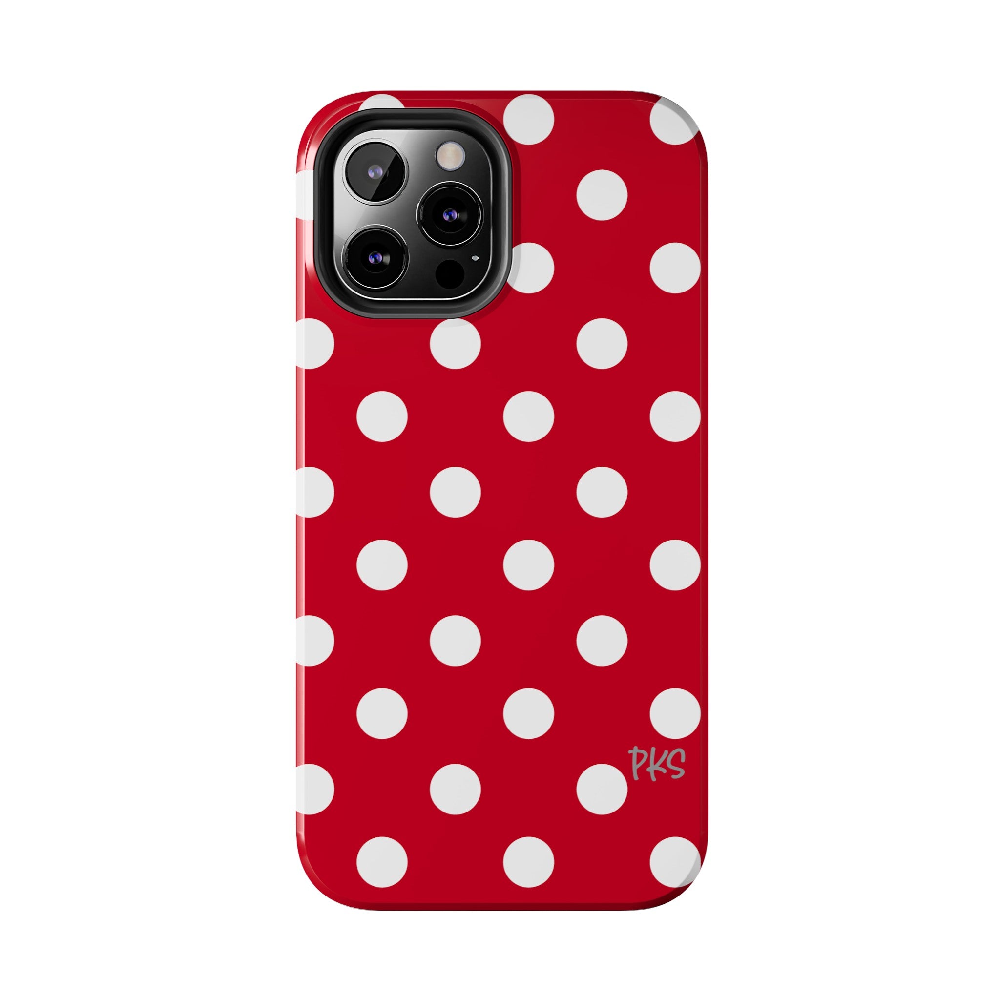Love for the Red and White - Polka Dot Celebration Tough Phone Case