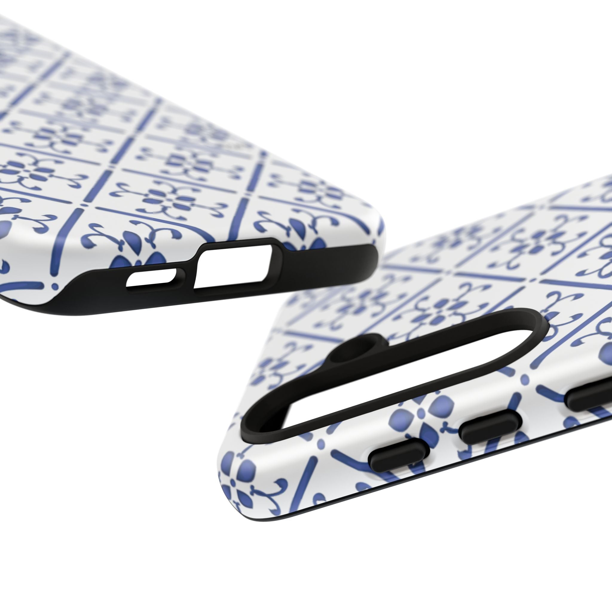 Mediterranean Blue Tile Tough Phone Case