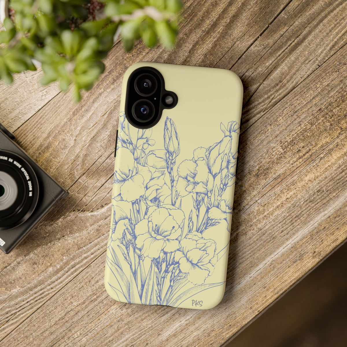 Garden in Blue Phone Case - Tough Phone Case