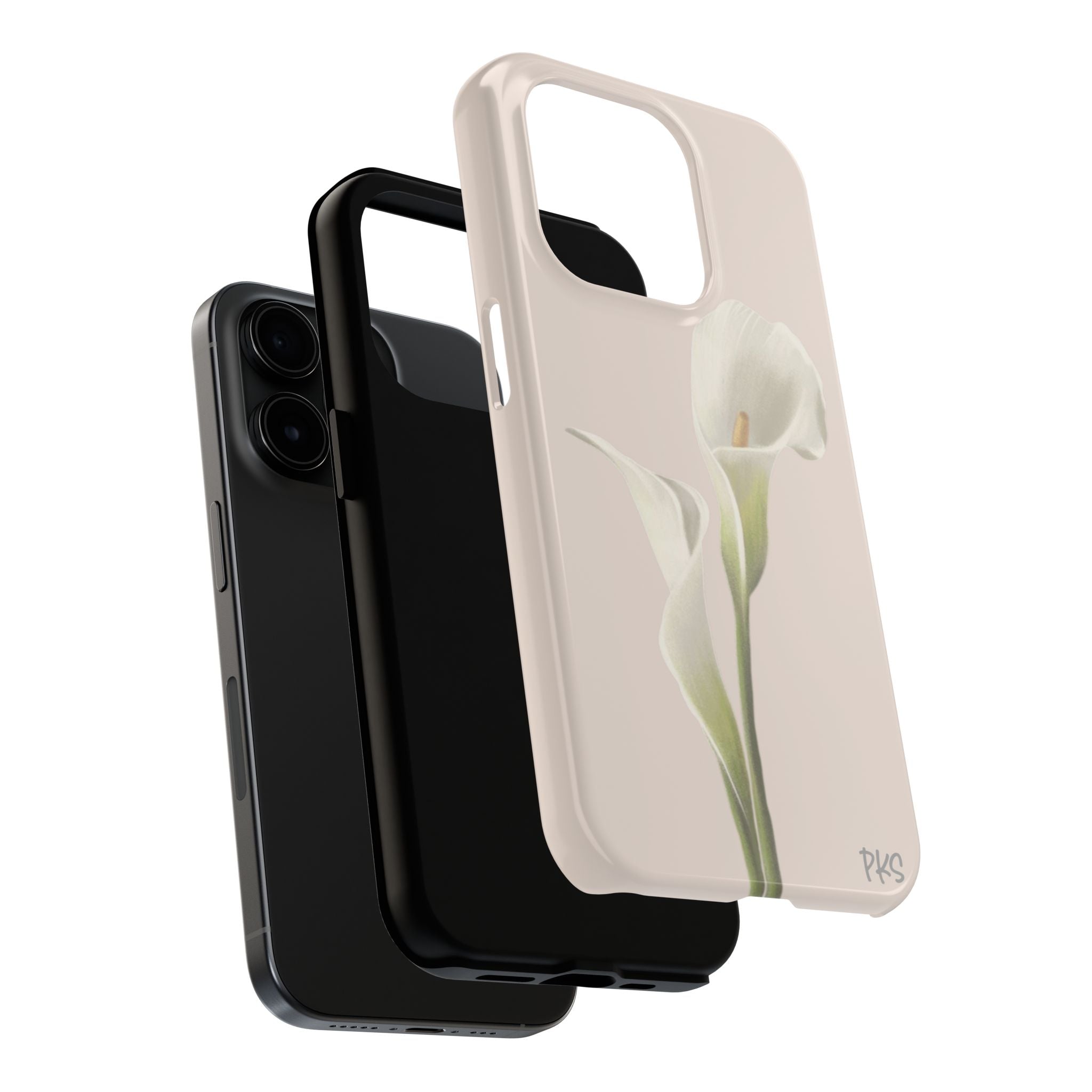 Fleur de Jacqueline - Elegant Floral Protective Phone Cover
