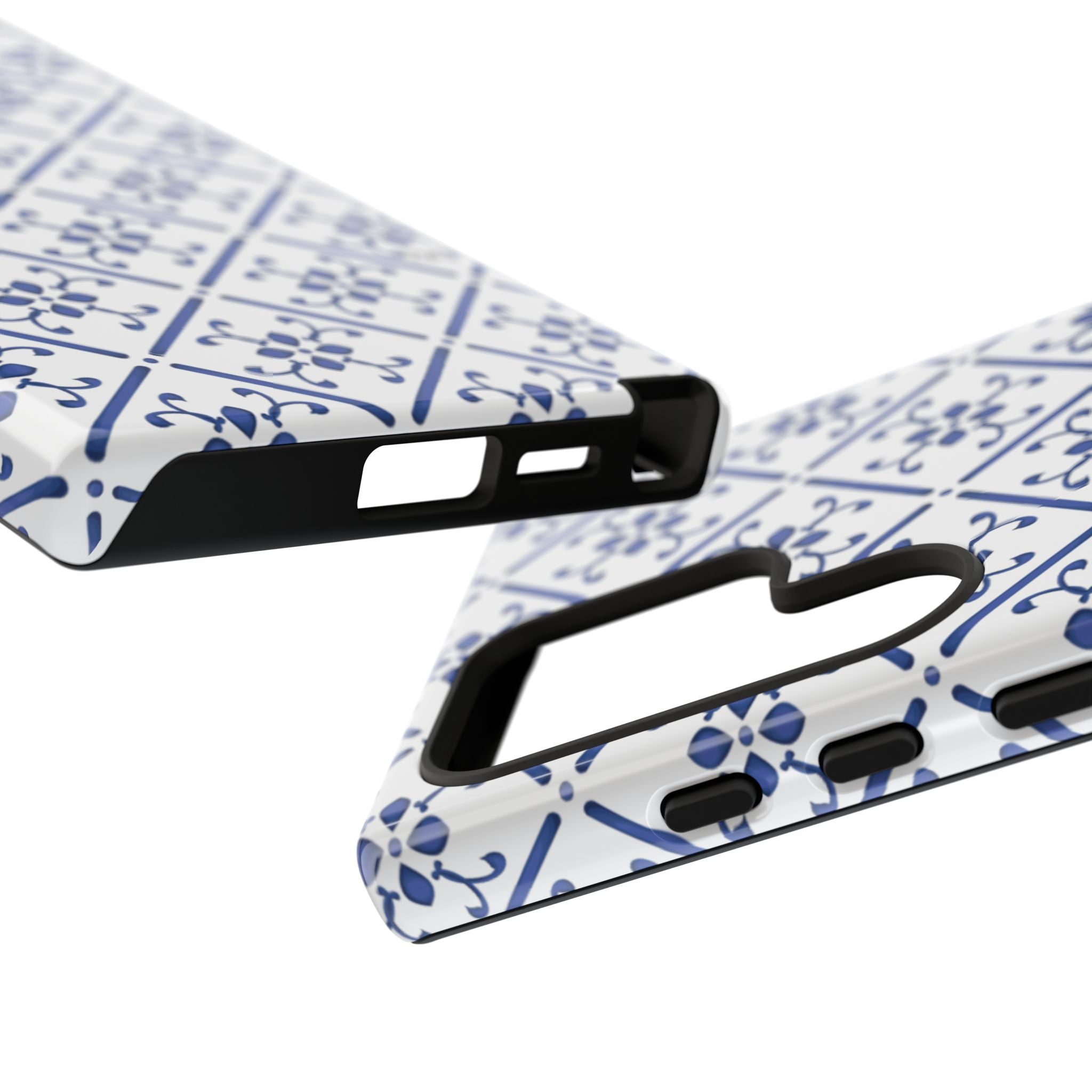Mediterranean Blue Tile Tough Phone Case