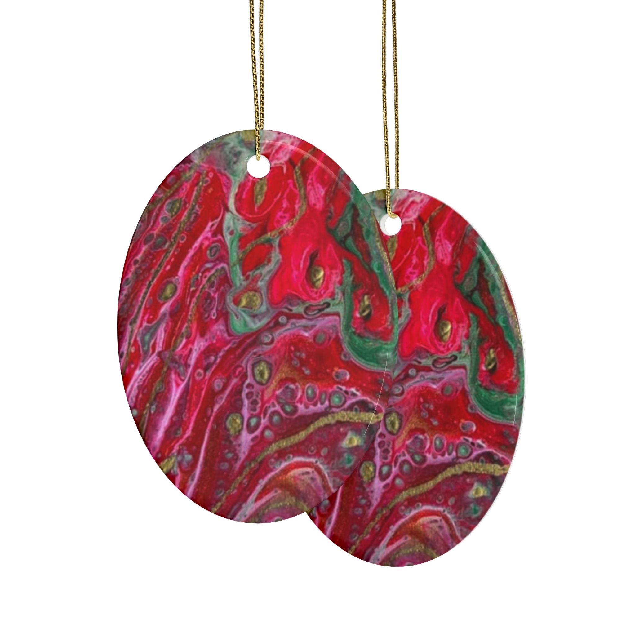 Scarlet Symphony by La Tour Collections for PKS Ceramic Ornaments (1pcs, 5pcs, 10pcs, 20pcs)