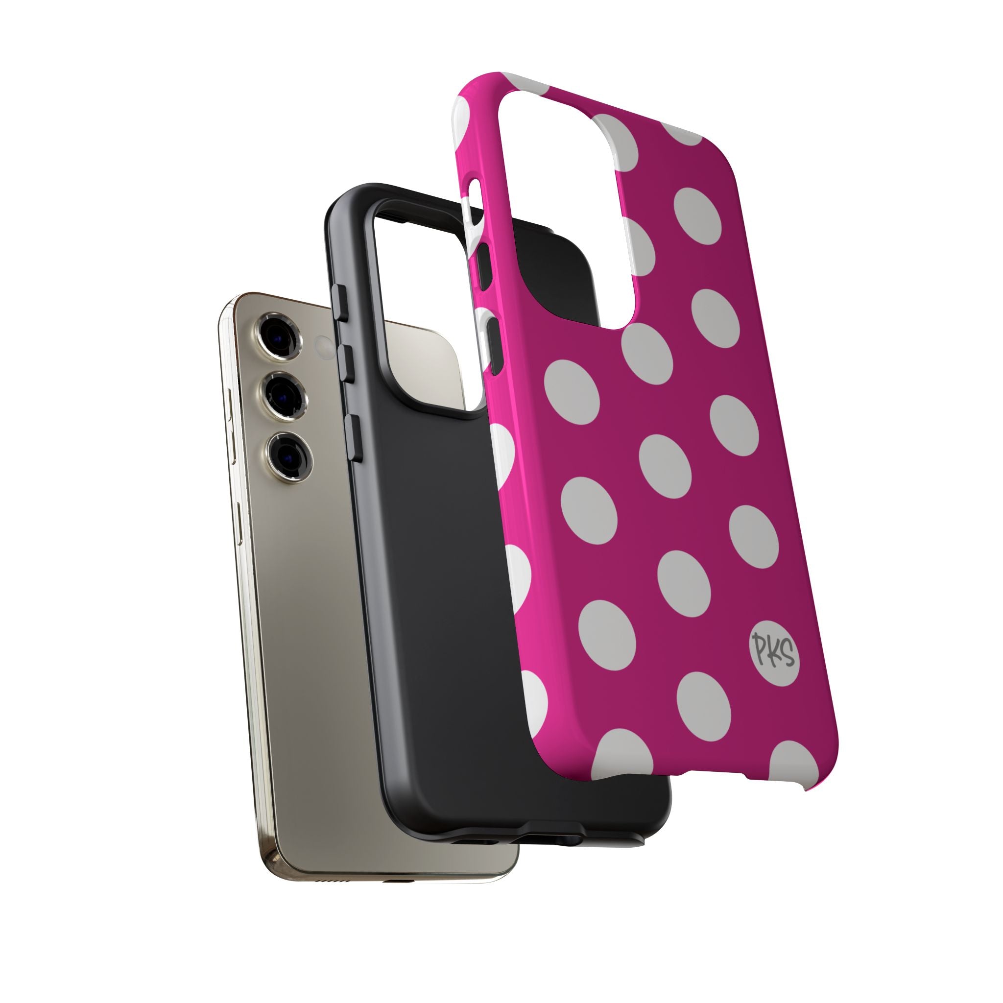 Pink Lemonade Dots – Cute Protective iPhone Cover
