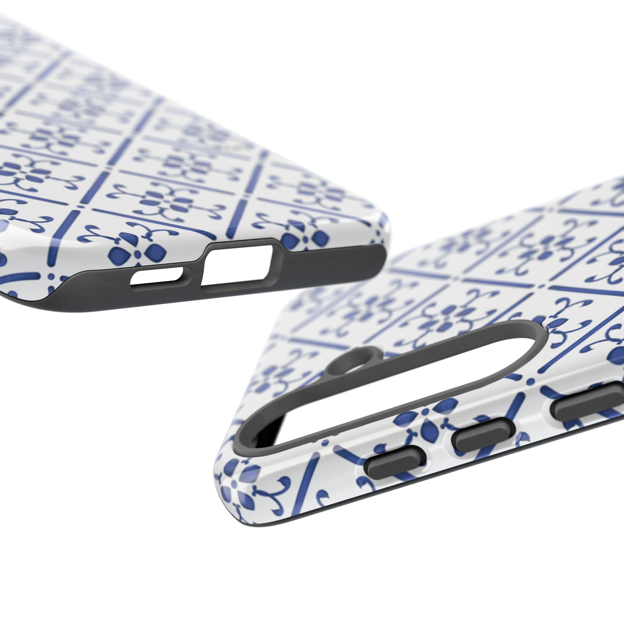Mediterranean Blue Tile Tough Phone Case