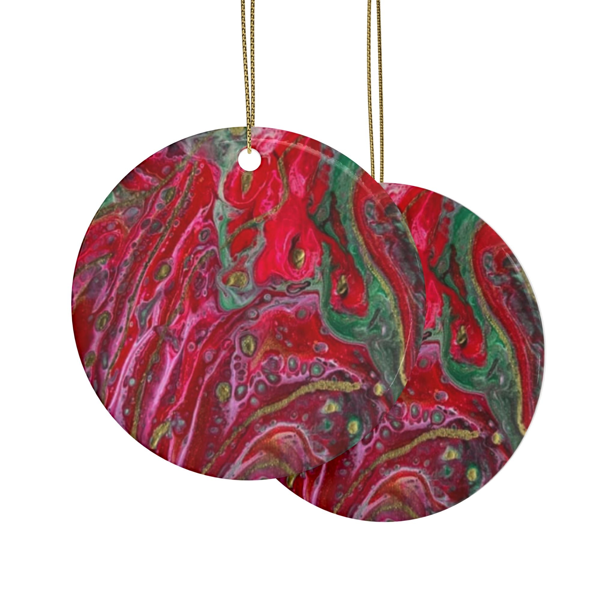 Scarlet Symphony by La Tour Collections for PKS Ceramic Ornaments (1pcs, 5pcs, 10pcs, 20pcs)