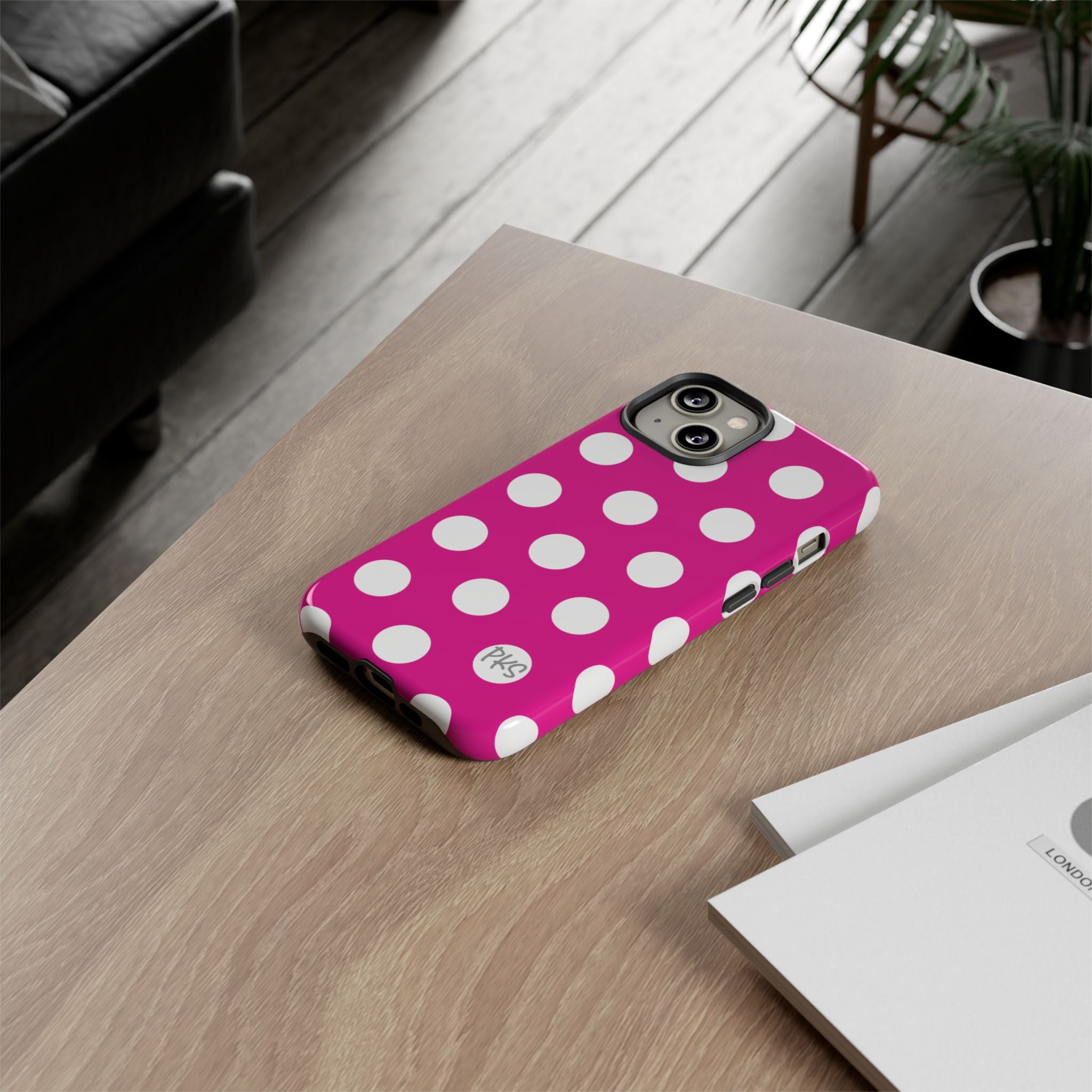 Pink Lemonade Dots – Cute Protective iPhone Cover