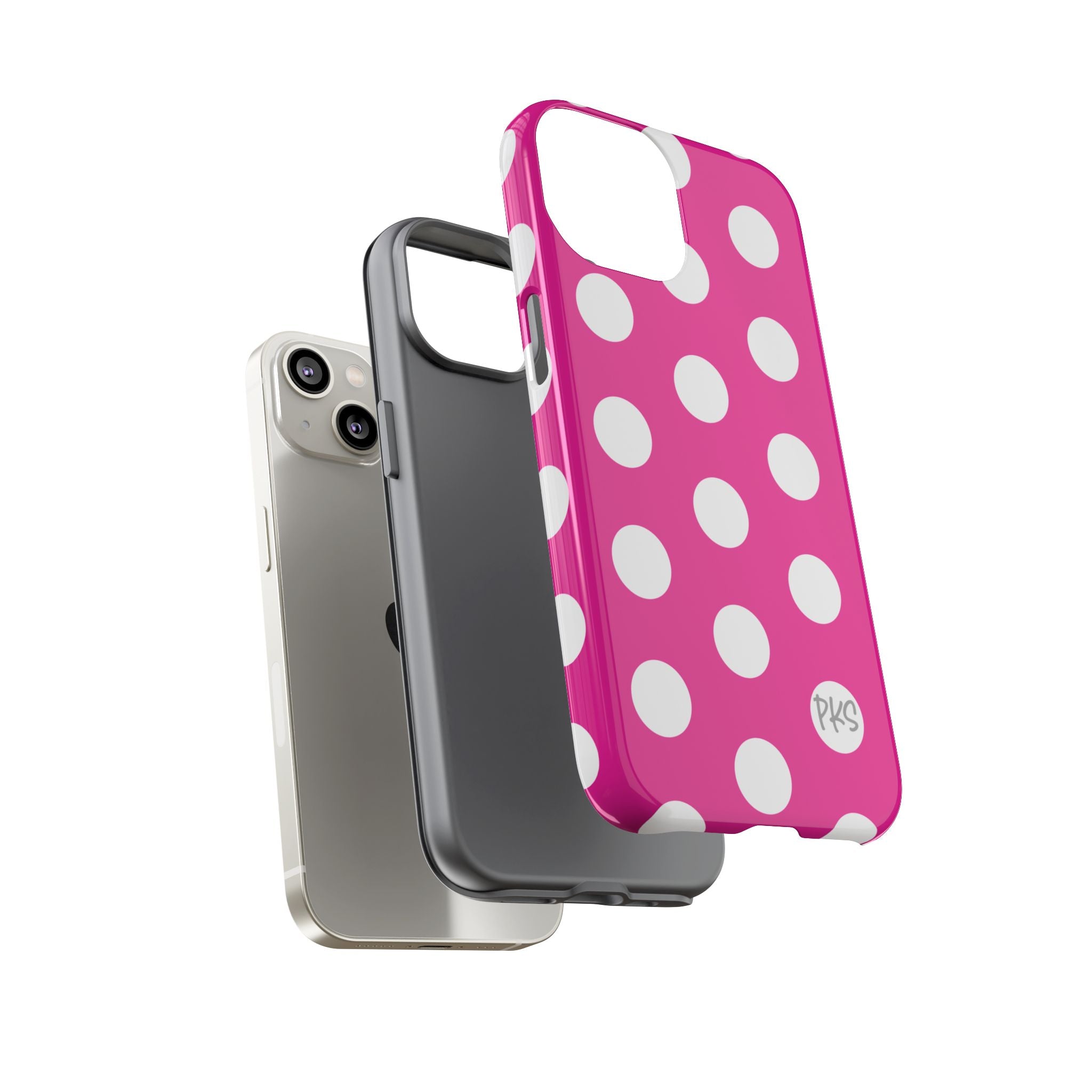 Pink Lemonade Dots – Cute Protective iPhone Cover