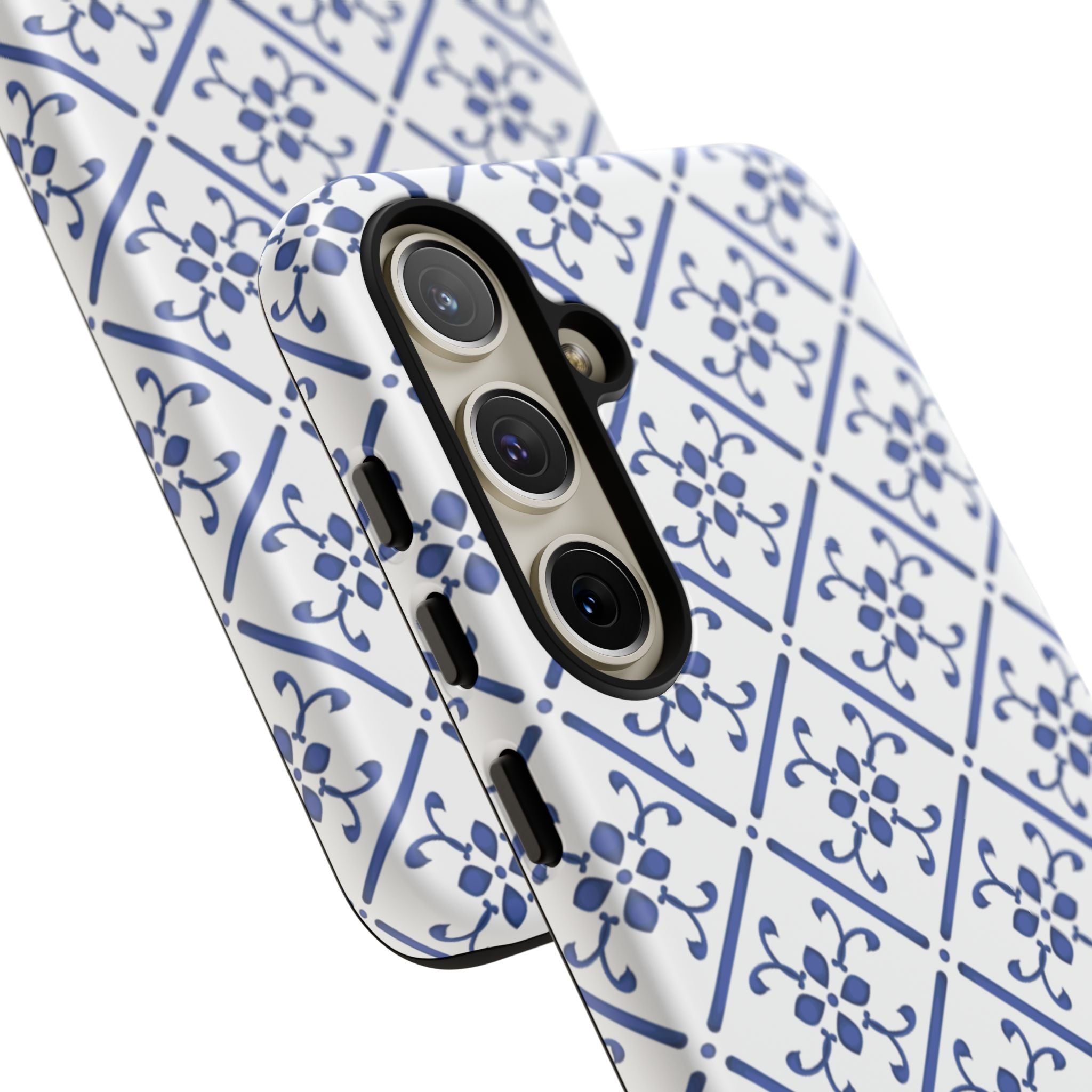 Mediterranean Blue Tile Tough Phone Case