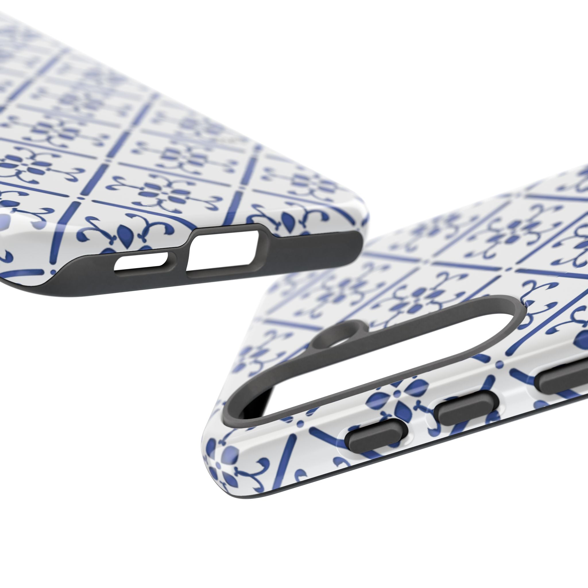 Mediterranean Blue Tile Tough Phone Case