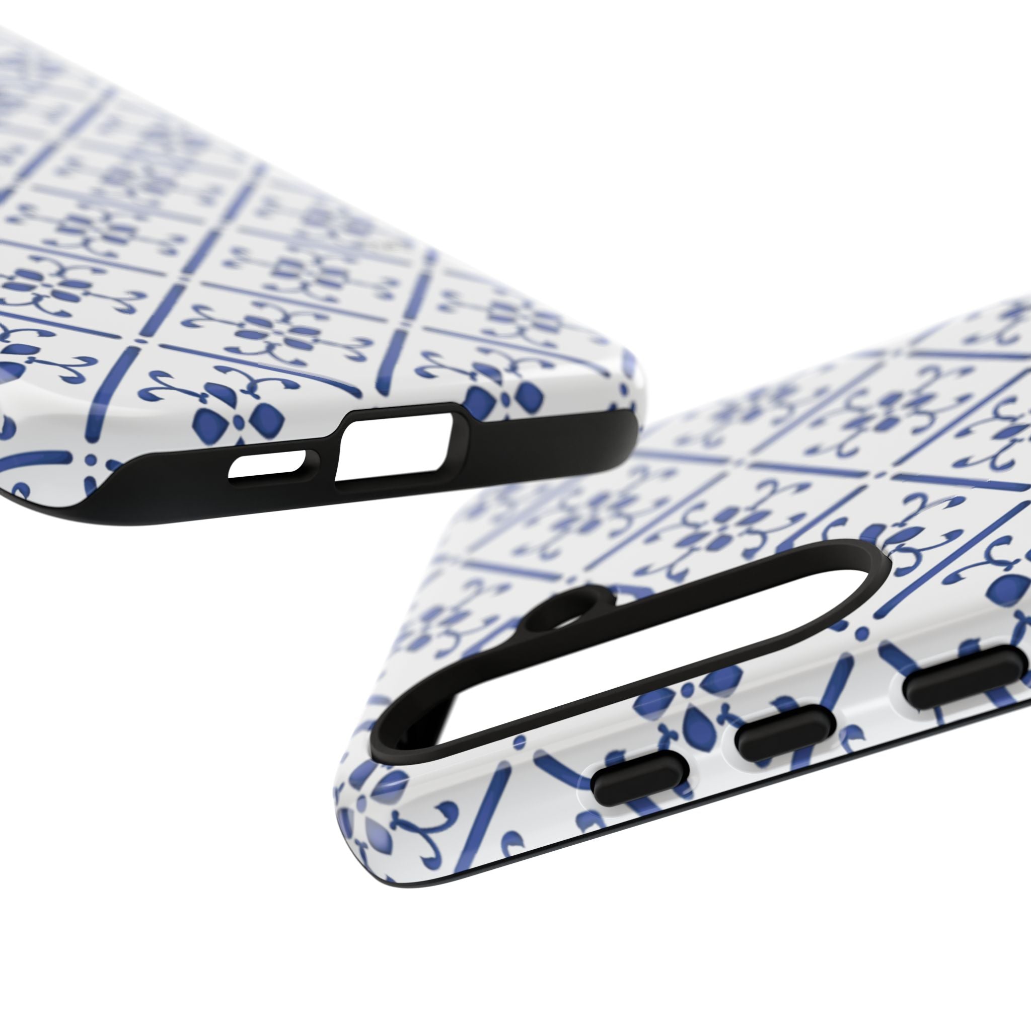 Mediterranean Blue Tile Tough Phone Case
