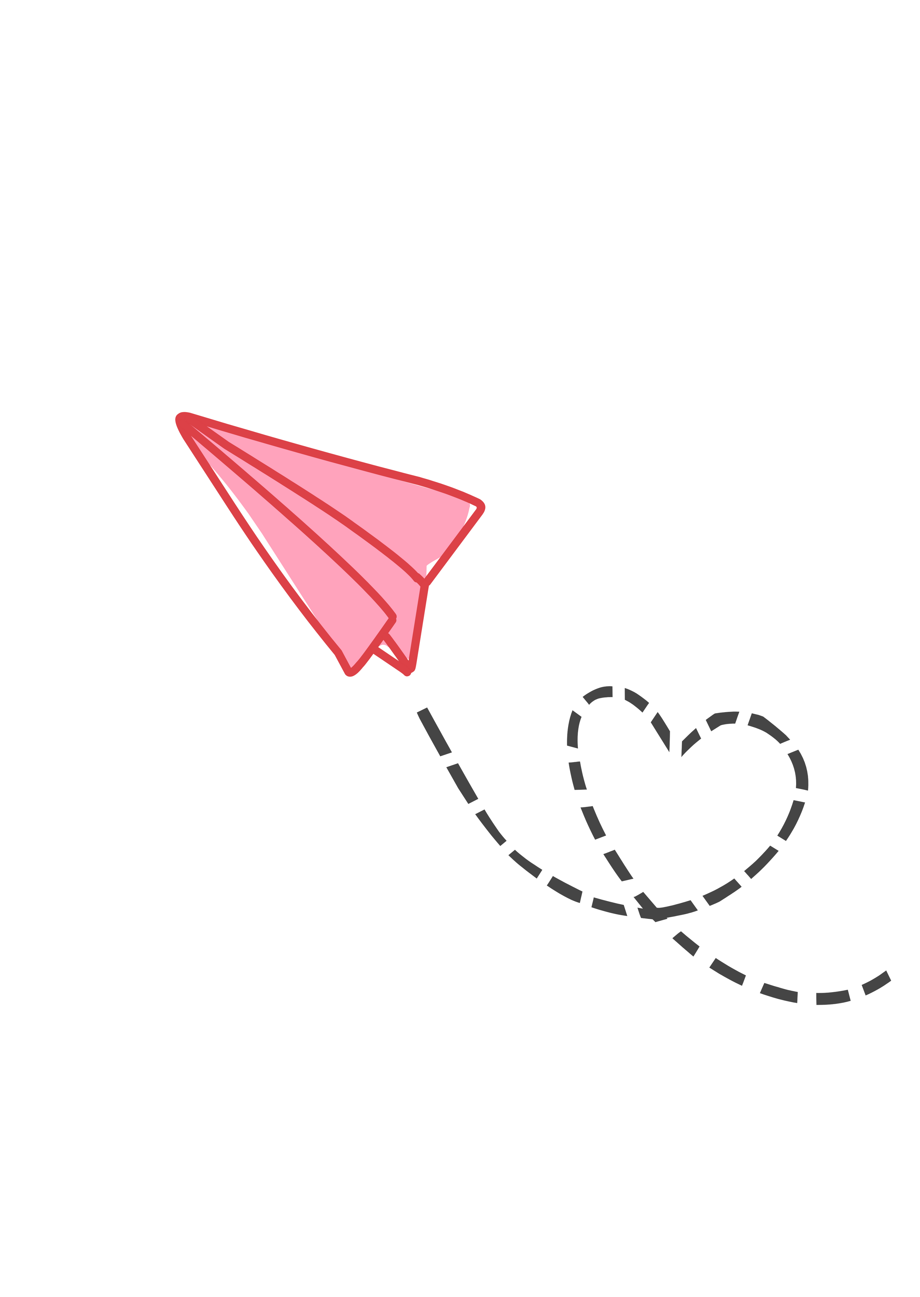 Love in Flight - Pack of 10 Greeting Cards with Premium Envelopes