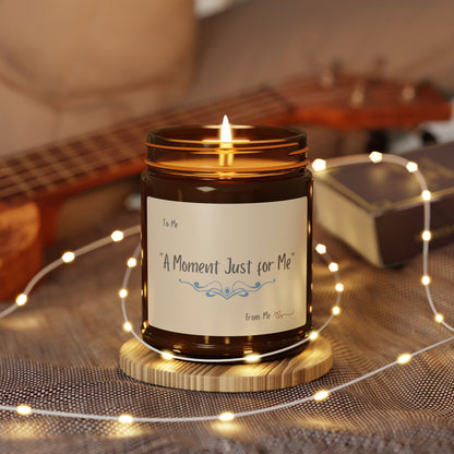 A Moment Just for Me Scented Soy Candle (Multi-Size, Amber Jar)