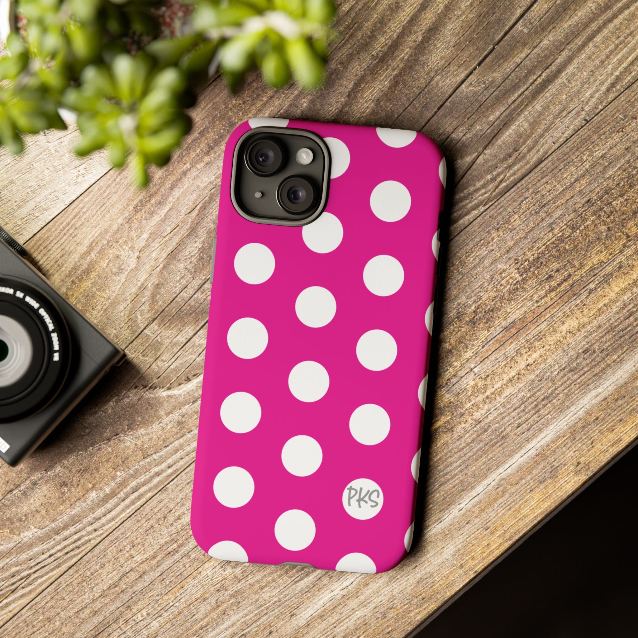 Pink Lemonade Dots – Cute Protective iPhone Cover