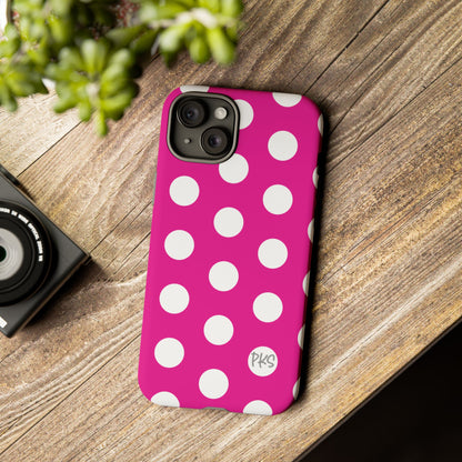 Pink Lemonade Dots – Cute Protective iPhone Cover