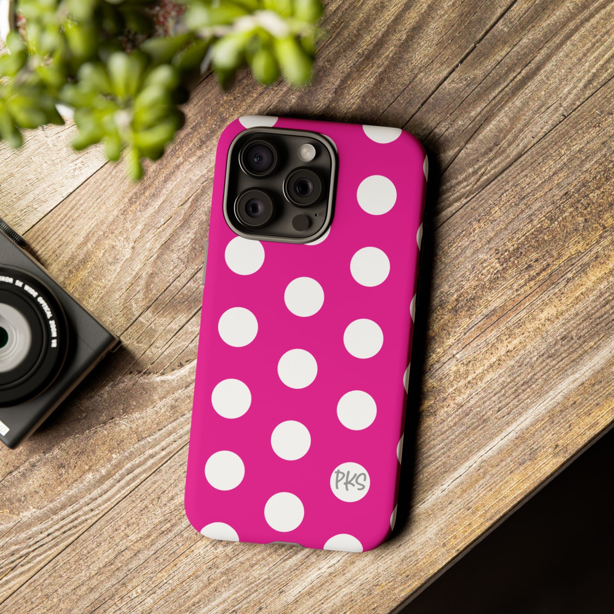 Pink Lemonade Dots – Cute Protective iPhone Cover