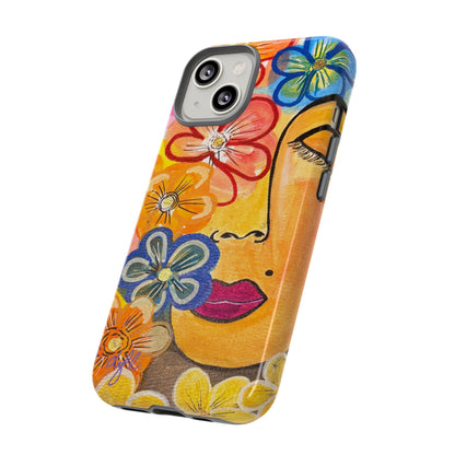La Tour Collections Presents Allegrah - A Colorful Floral Tough Phone Case - The ULTIMATE Protection for your Phone