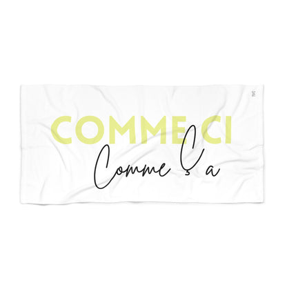 Comme Ci Comme Ça Beach Towel