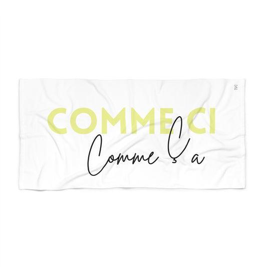 Comme Ci Comme Ça Beach Towel