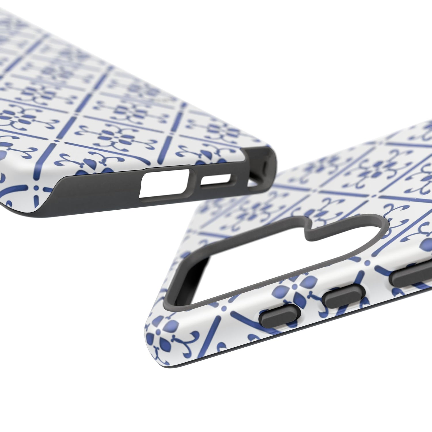 Mediterranean Blue Tile Tough Phone Case