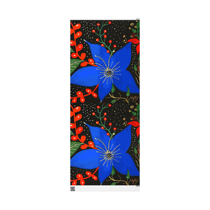 Azure Noel Wrapping Paper by La Tour Collections for PKS