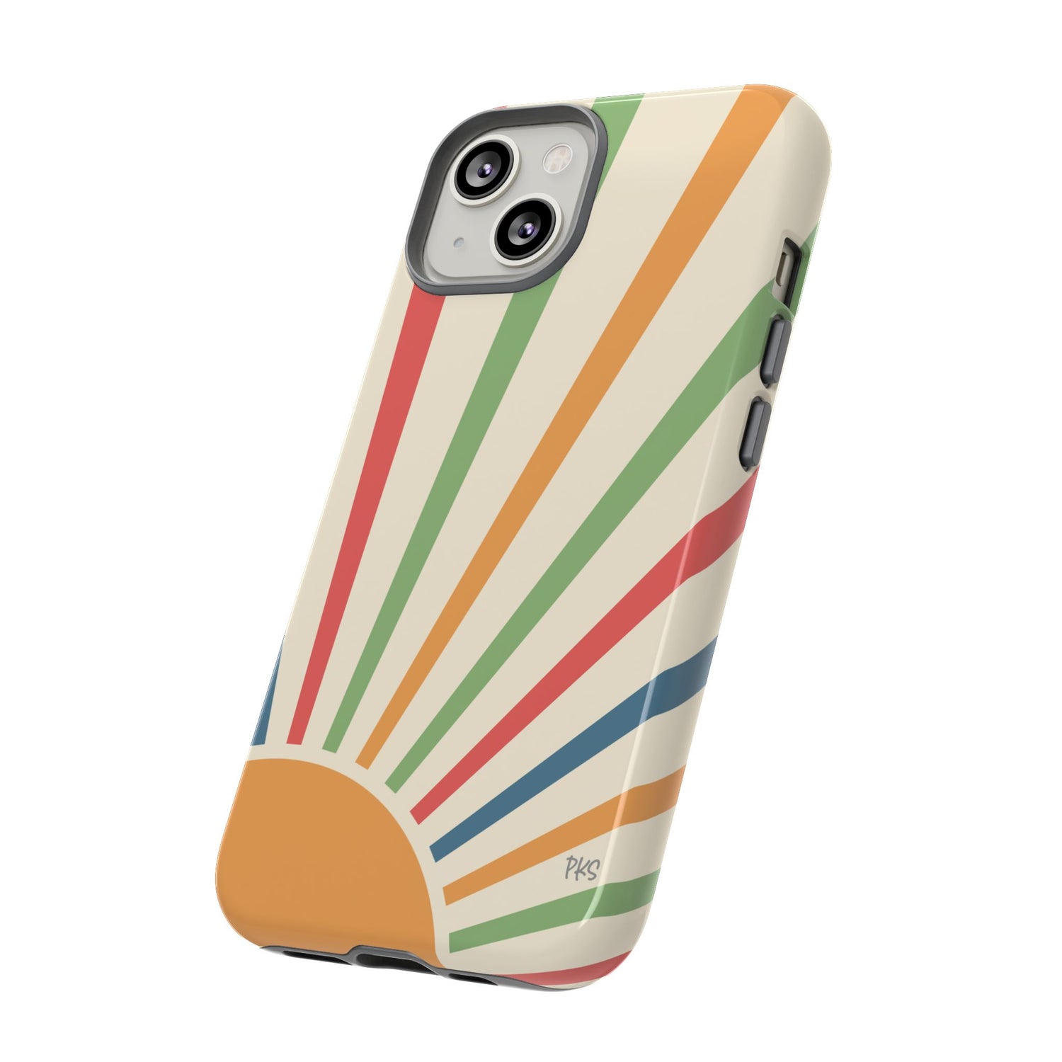 SunSpray Phone Case, Colorful~Retro Chic Style