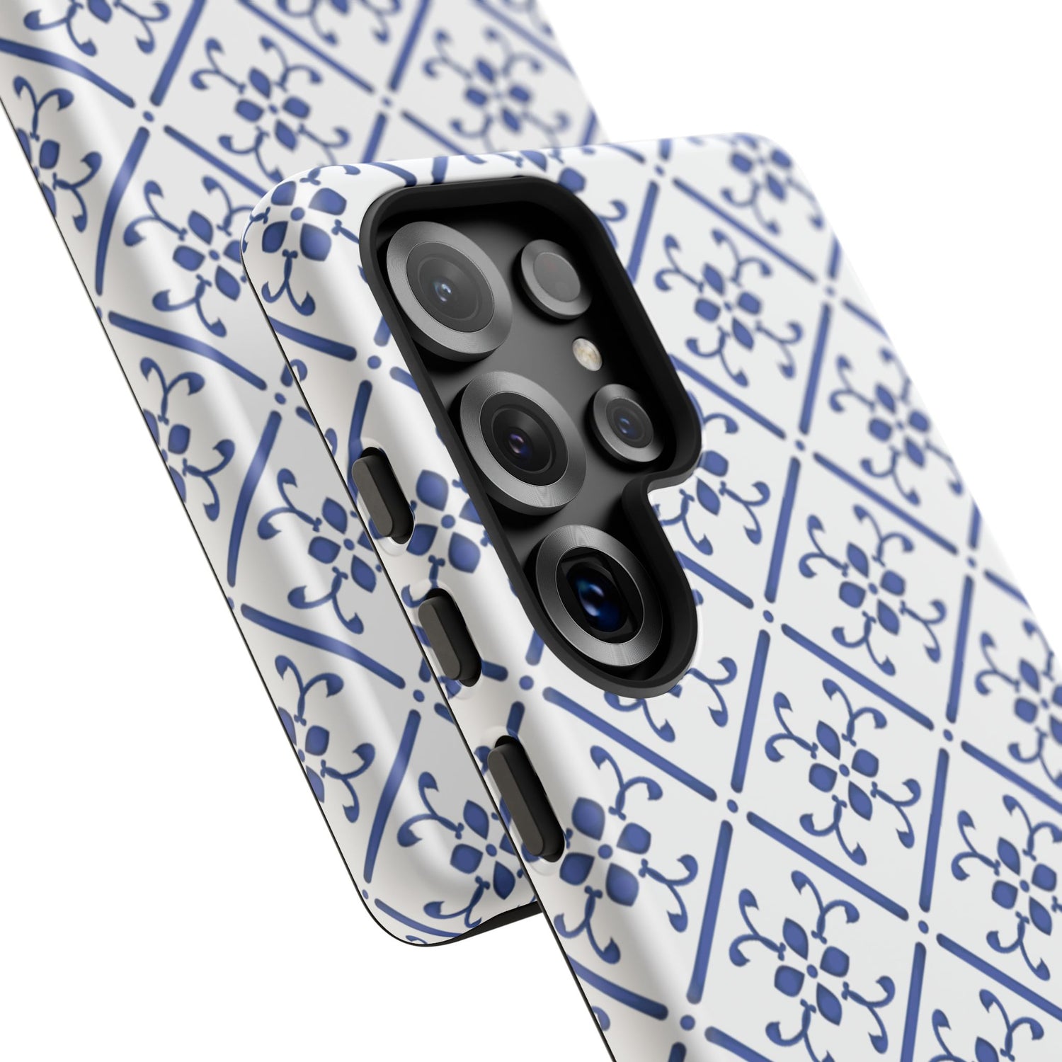 Mediterranean Blue Tile Tough Phone Case
