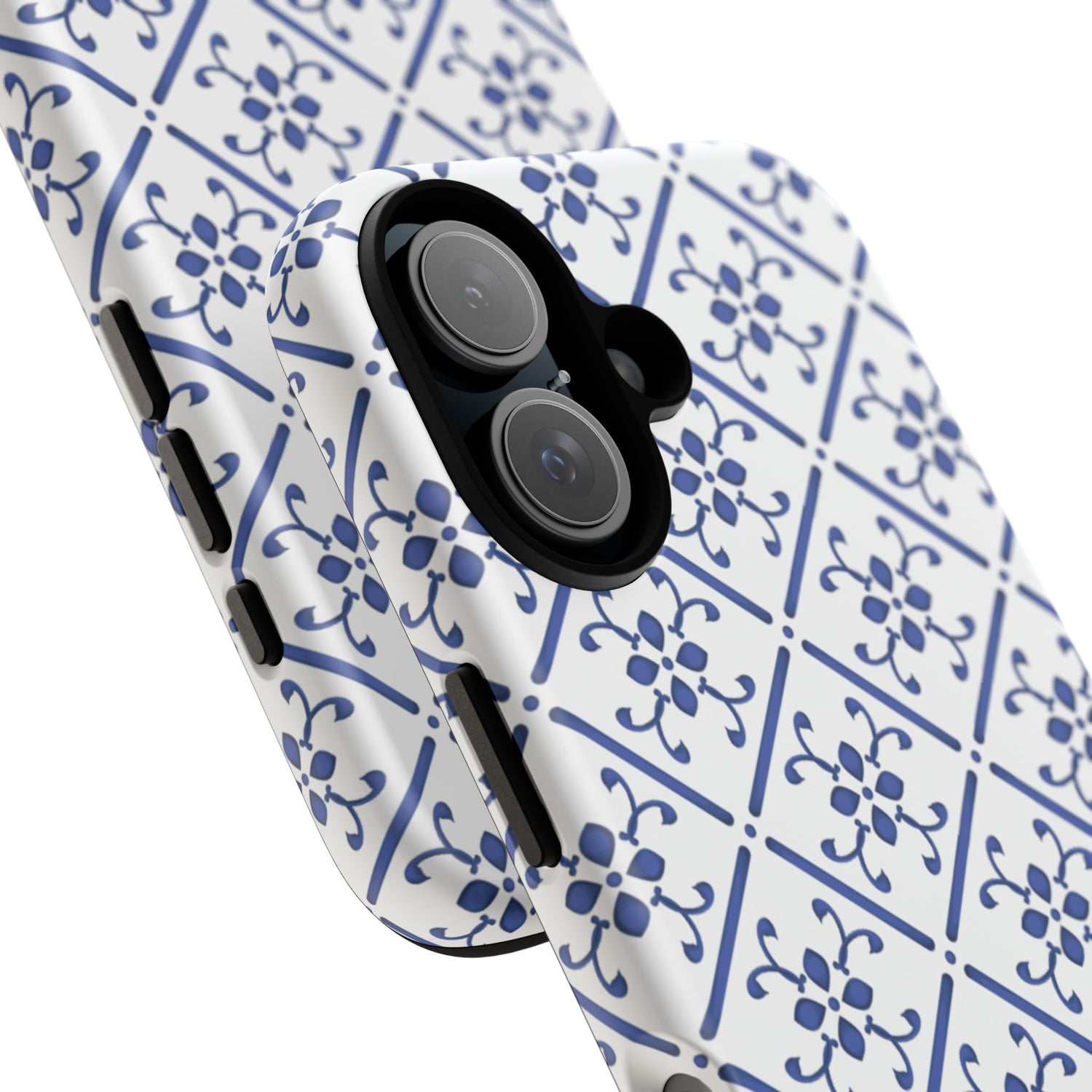 Mediterranean Blue Tile Tough Phone Case