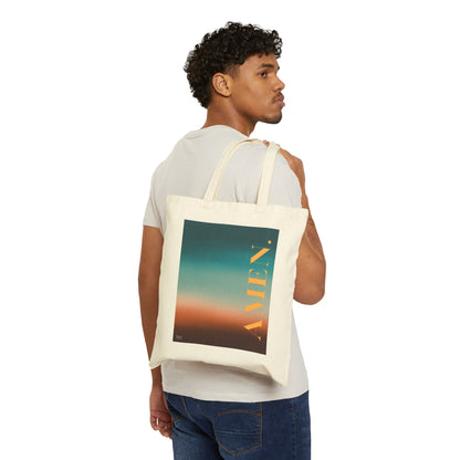 AMEN. Cotton Canvas Tote Bag