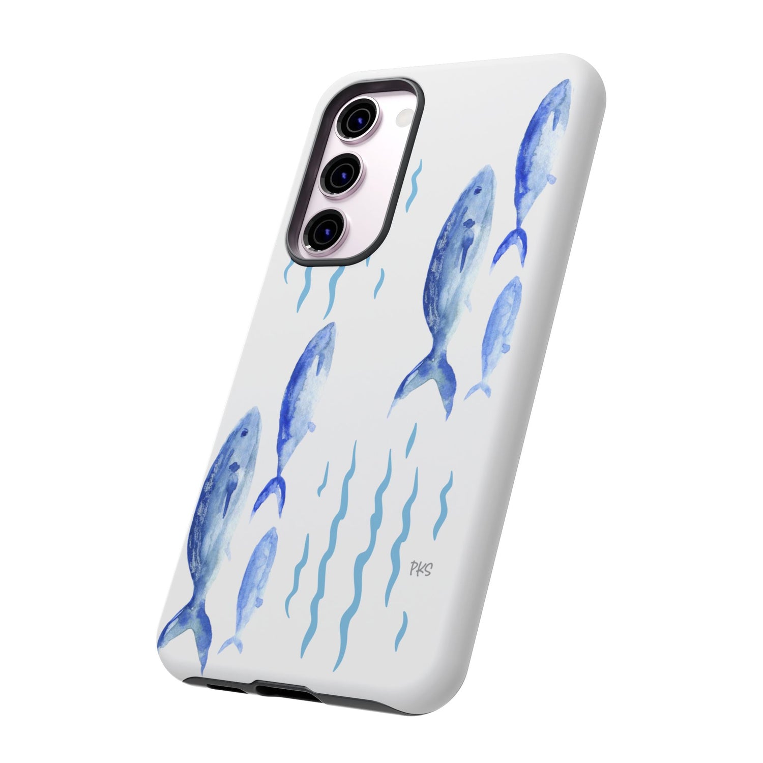 Watercolor Fish Phone Case full of Ocean Vibes Tough Phone Case