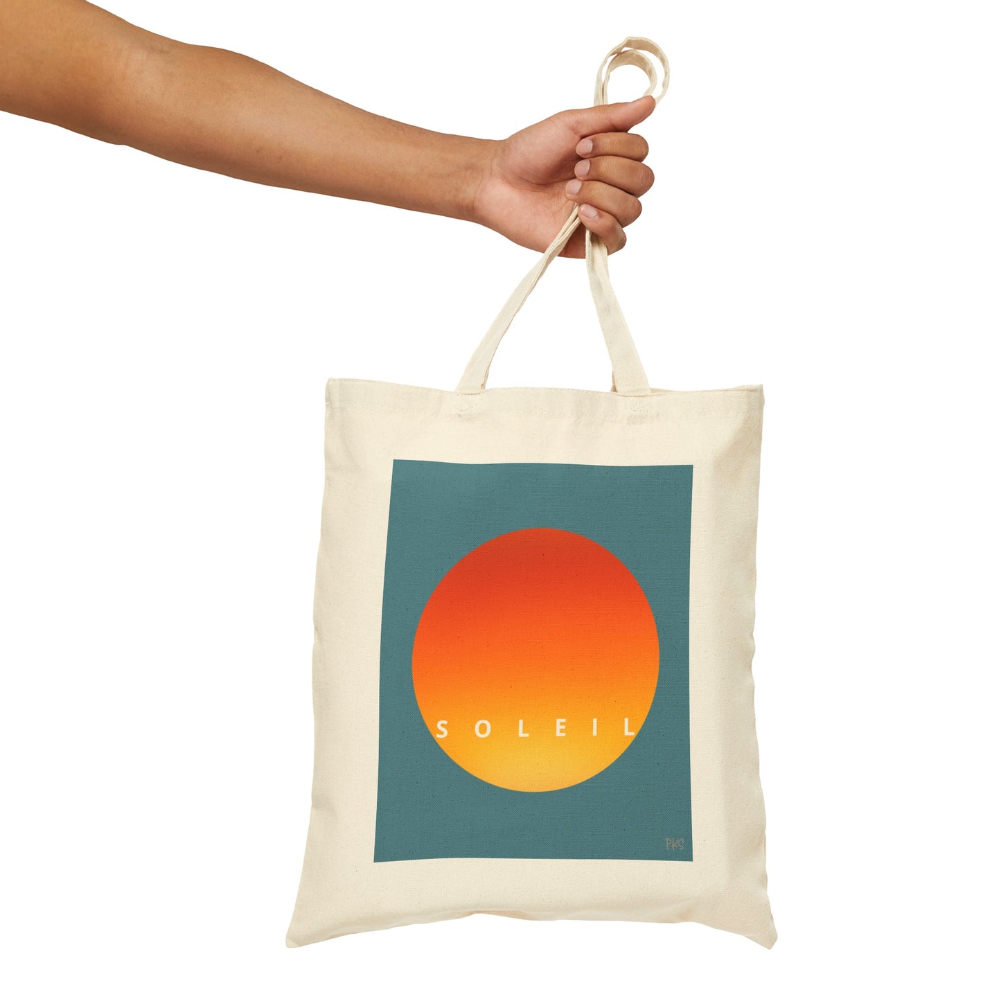 Soleil Cotton Canvas Tote Bag