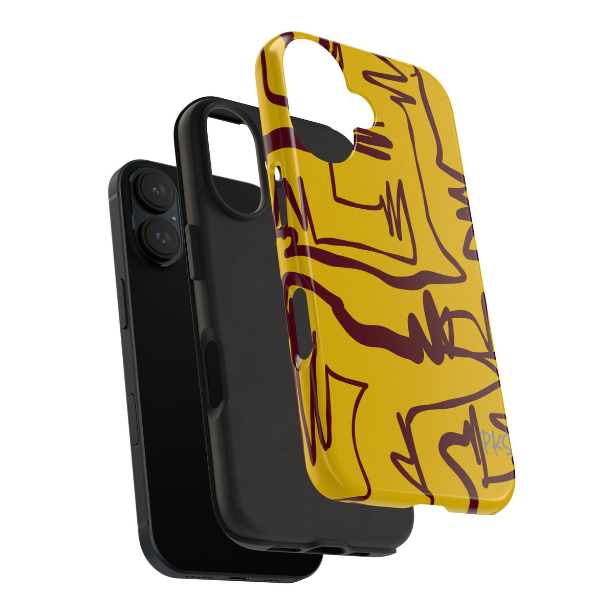 Unfiltered – Bold Scribble Art Protective Cover