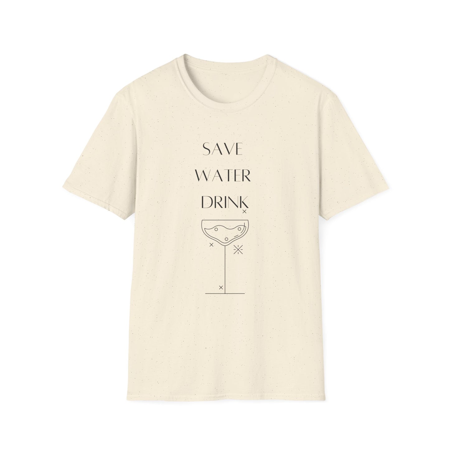 Save Water Drink Champagne Softstyle T-Shirt