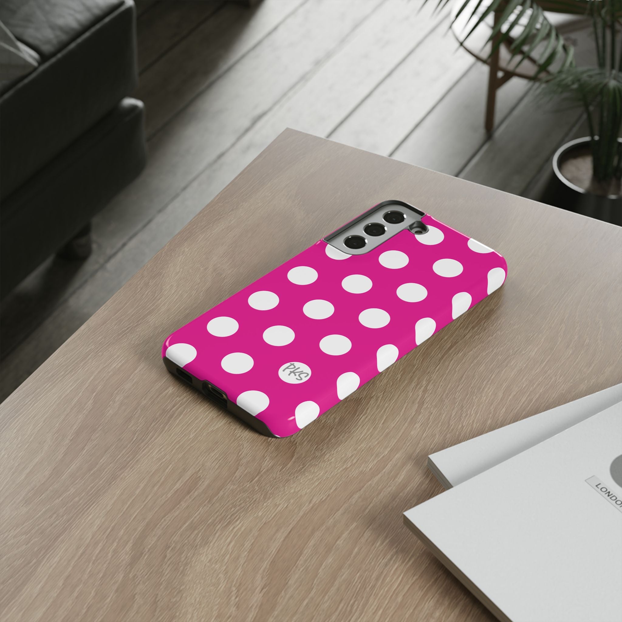 Pink Lemonade Dots – Cute Protective iPhone Cover