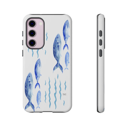 Watercolor Fish Phone Case full of Ocean Vibes Tough Phone Case