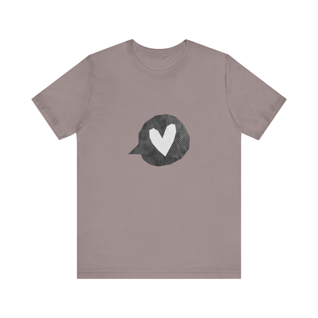 Heartfelt Words Unisex Tee - Love Celebration Shirt, Casual Wear, Gift for Friends, Pride Apparel, Everyday Comfort