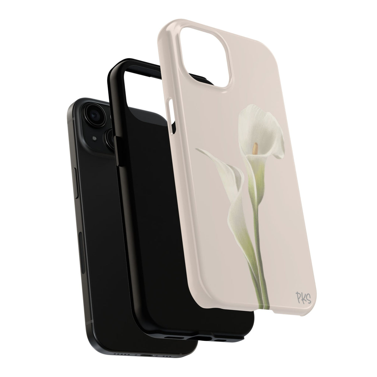 Fleur de Jacqueline - Elegant Floral Protective Phone Cover