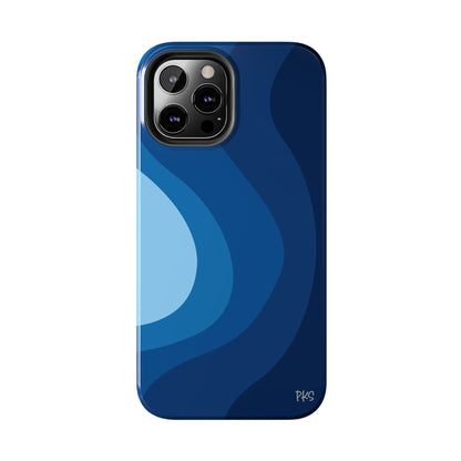 Waves of Blue Tough Phone Cases