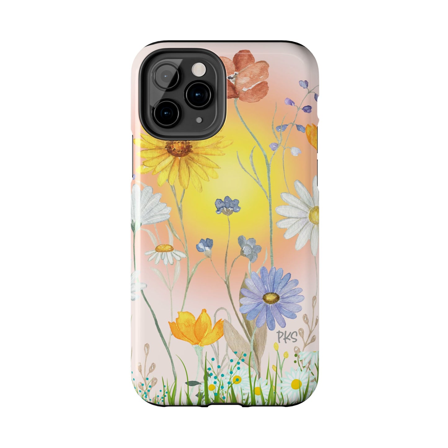 Wild Flowers Dancing Tough Phone Cases