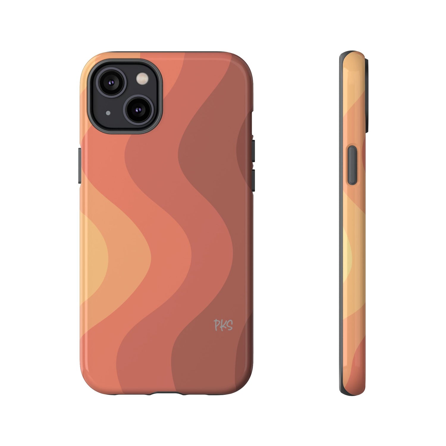 Waves of Caramel Tough Cases