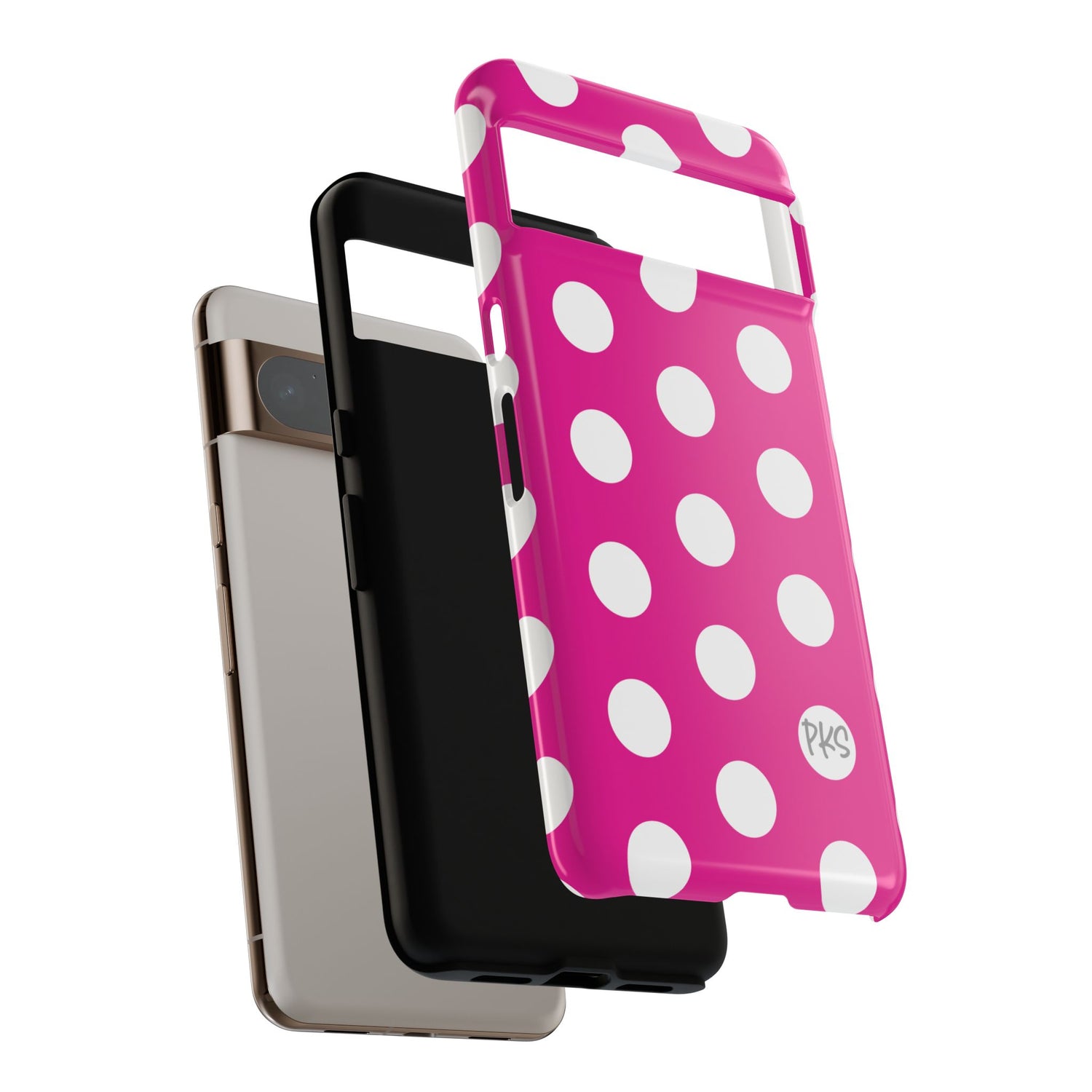Pink Lemonade Dots – Cute Protective iPhone Cover