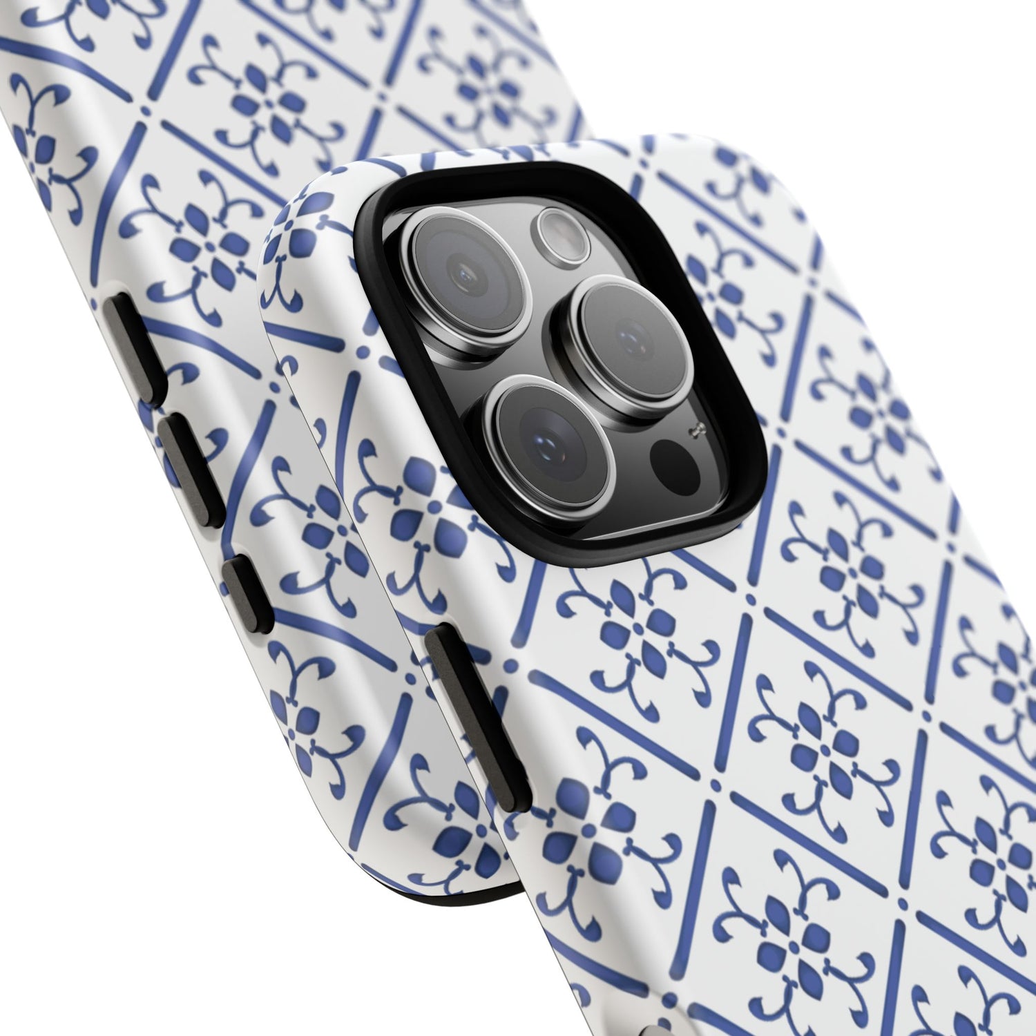 Mediterranean Blue Tile Tough Phone Case